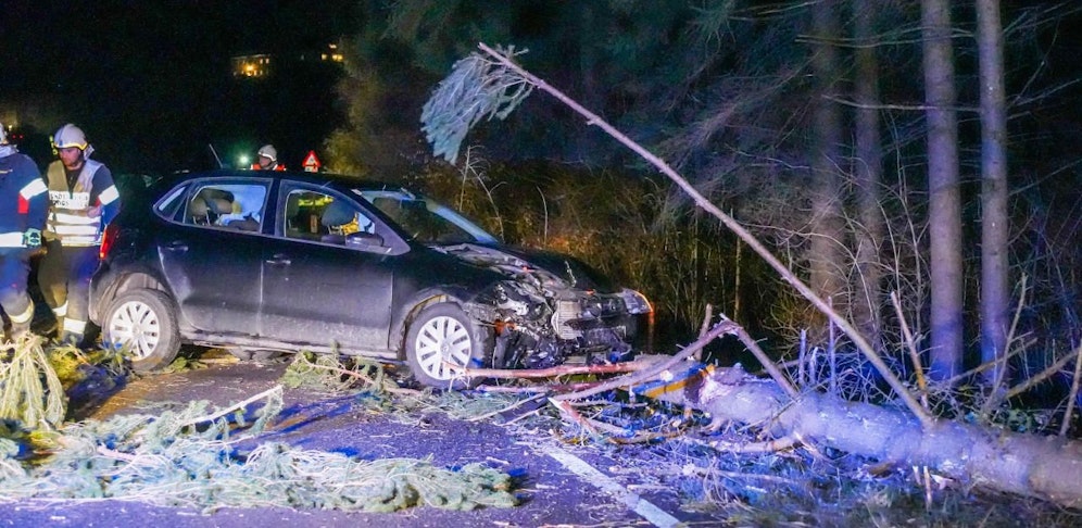 Ein Bild vom Feuerwehreinsatz. 