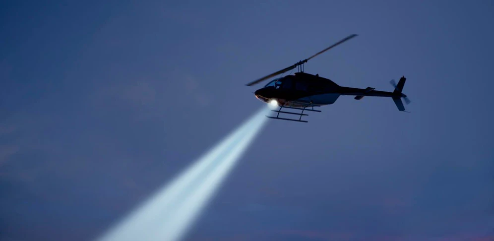Ein Polizeihubschrauber konnte eine Wärmequelle ausmachen. Es handelte sich um den Vermissten.