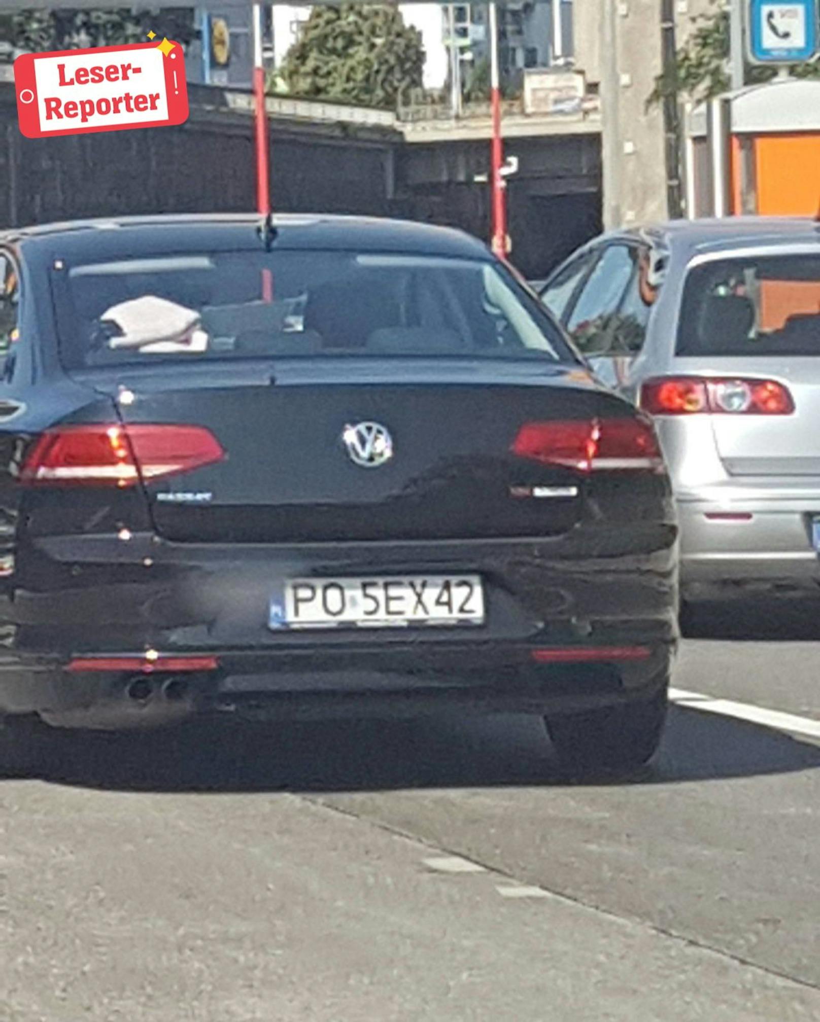 Sex-Kennzeichen auf polnischem VW entdeckt – Community