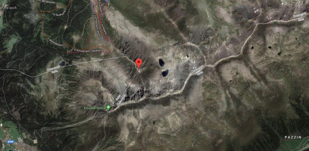 Der Italiener stieg vom Klettersteig "Goldweg" von der Bergkastelspitz in Nauders ab, als es zum Absturz kam.