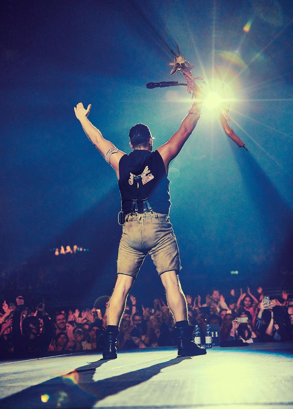 Andreas Gabalier am 15. Dezember 2018 auf der Bühne der Wiener Stadthalle. 