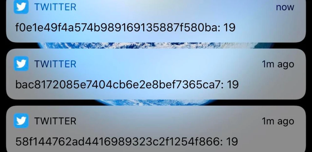 Solche Benachrichtigungen sorgten am Dienstagabend für Stirnrunzeln bei Twitter-Nutzern.