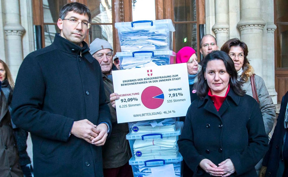 Bezirkschefs Figl (l.), Mickel-Göttfert. 