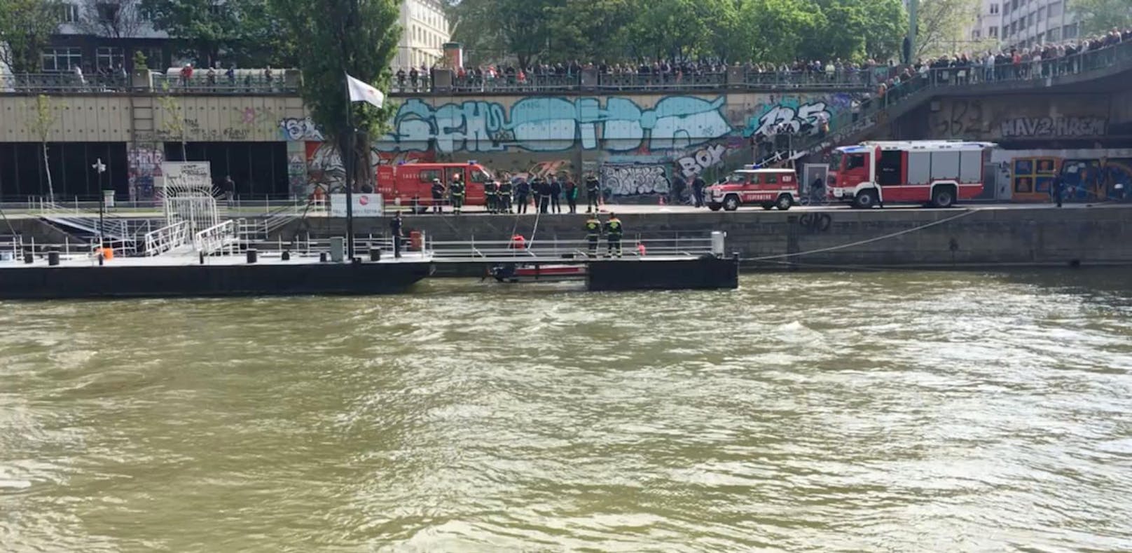Leiche aus Donaukanal geborgen: Polizei ermittelt