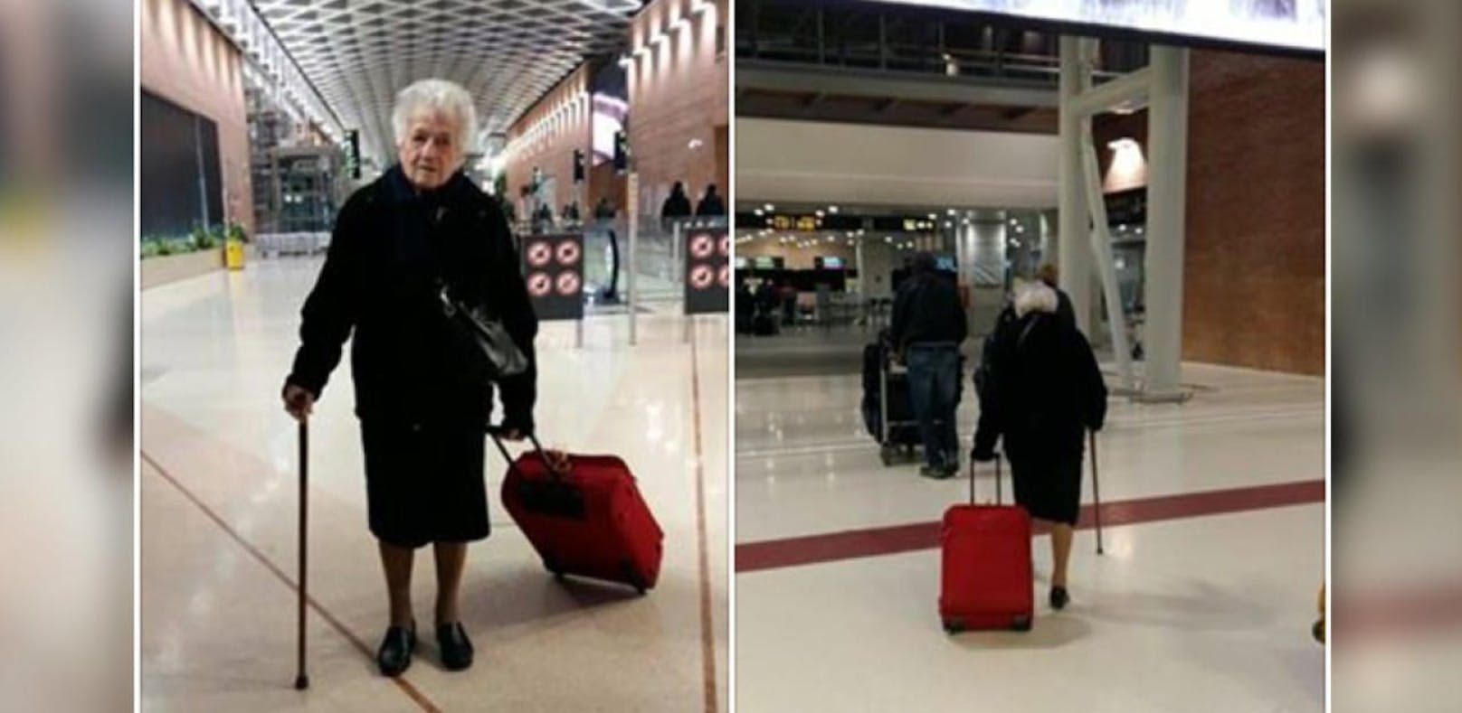 Oma Irma (93) geht auf Reisen - aber nicht zum Vergnügen.
