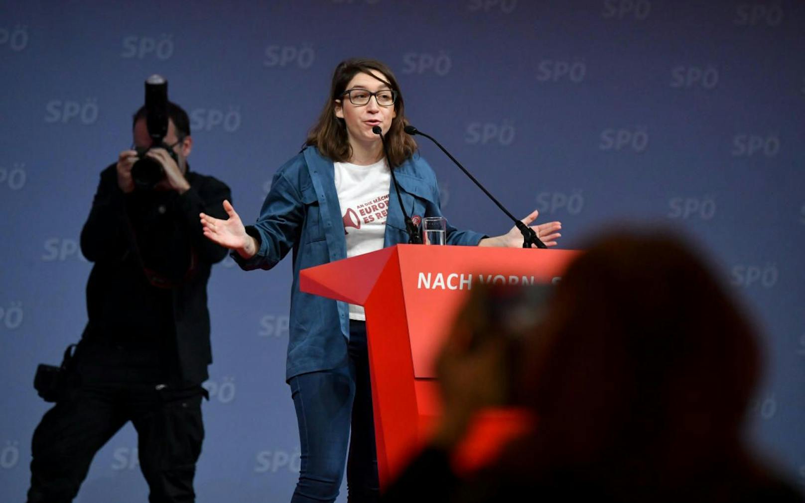 Die Chefin der Sozialistische Jugend (SJ), Julia Herr