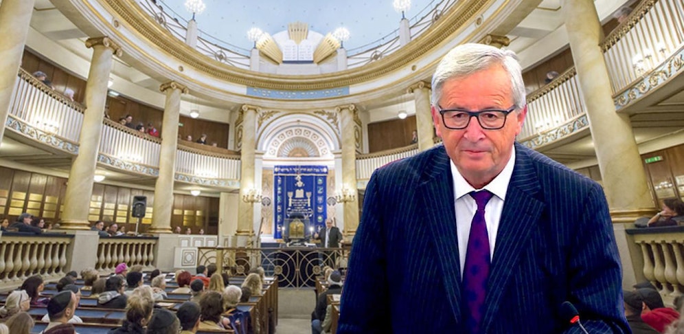 Juncker wird die Hauptsynagoge besuchen.