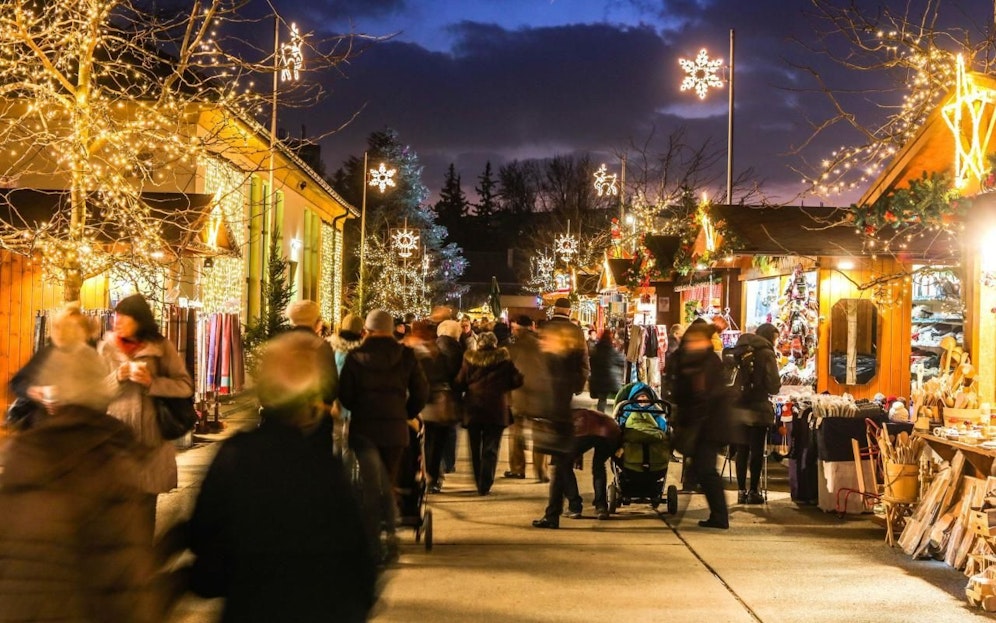 Adventmarkt in den Blumengärten Hirschstetten Bundesland: Wien Öffnungszeiten: 22.11 - 23.12.2018 Bildcredit: MA 42/Christian Fürthner