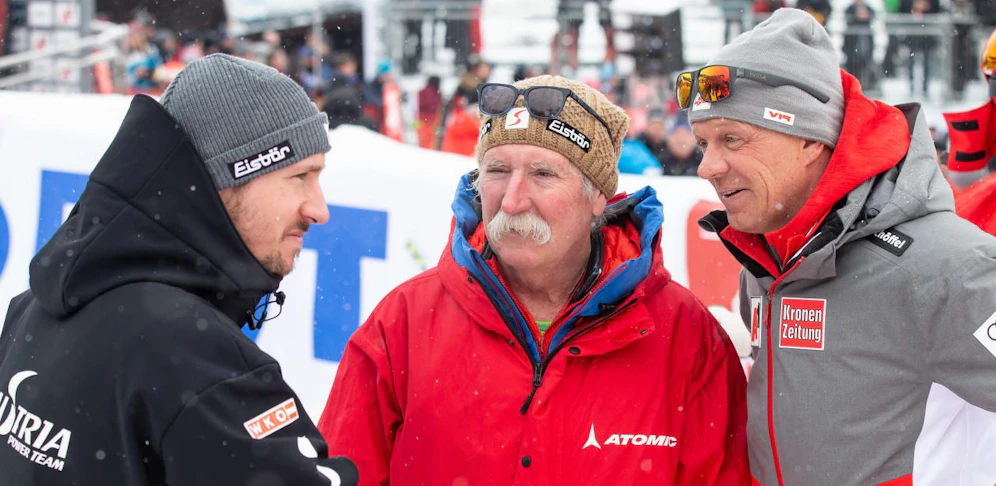 Ex-Hirscher-Coach Mike Pircher (r.) soll Österreichs Riesentorläufer zurück zu alter Stärke führen. Ferdinand Hirscher unterstützt ihn dabei im Trainerteam. 