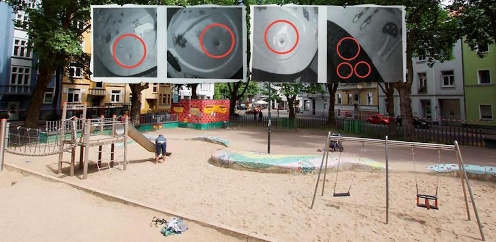 Auf dem Düsseldorfer Spielplatz schoss der Unbekannte auf die kleine Marlene