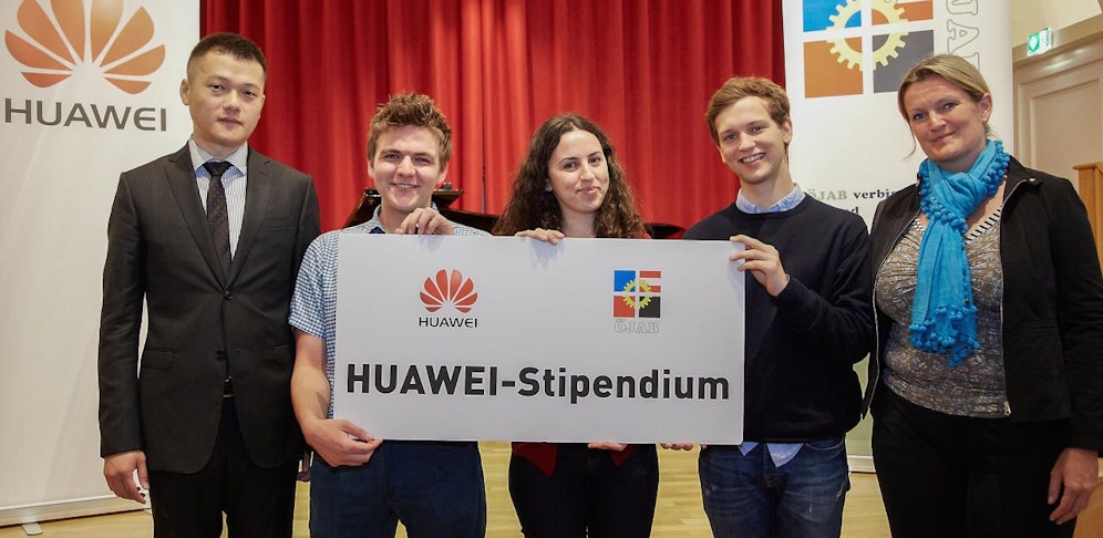 Die drei Studenten, die 2016 beim Stipendium überzeugen konnten.