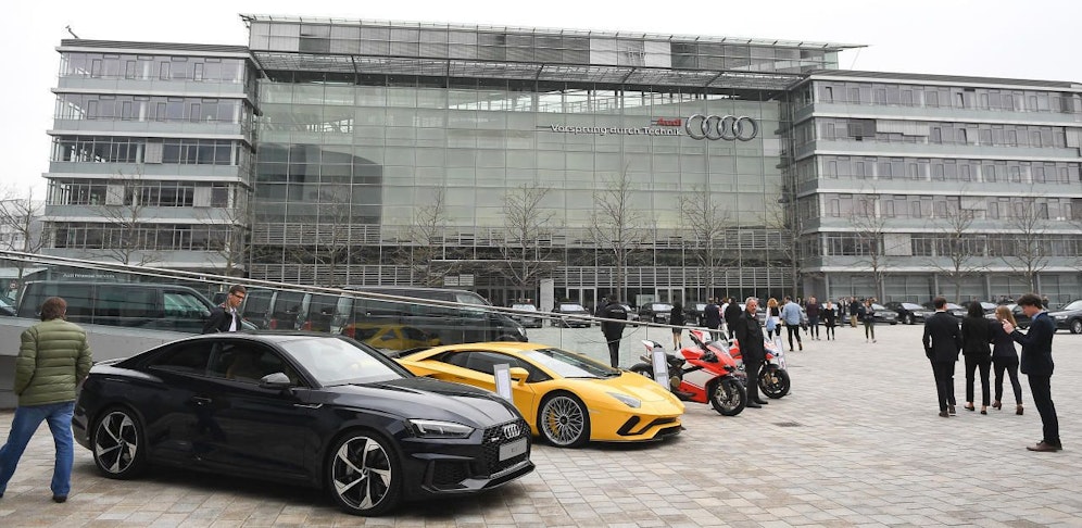 Das Audi-Hauptquartier in Ingolstadt