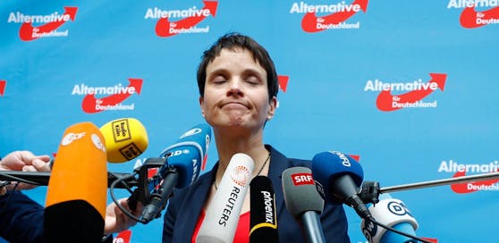 Frauke Petry ließ bei der Pressekonferenz Bombe platzen.