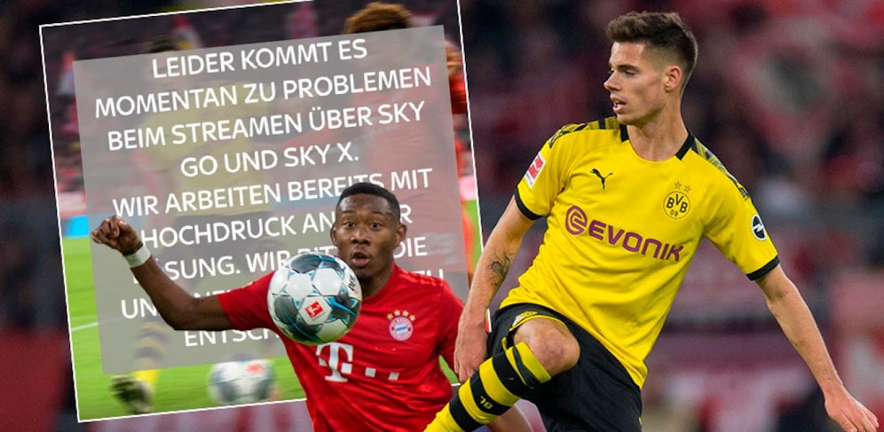 David Alaba war nur im TV zu sehen.