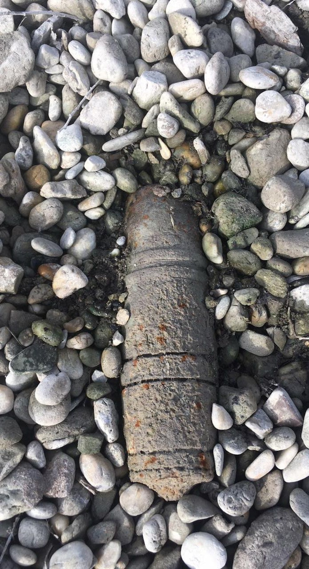 Der Entminungsdienst kümmerte sich um die Panzergranate