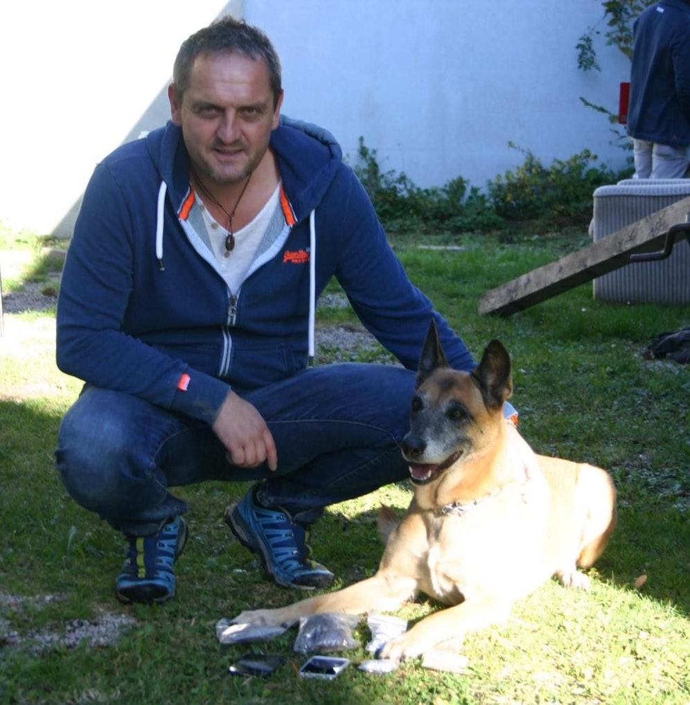 Gruppeninspektor Dieter E. ist mächtig stolz auf seine "Koko".