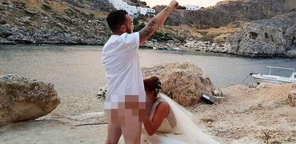 Das Foto hätte lustig werden sollen...