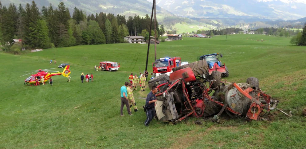 Der 68-Jährige wurde bei dem Unfall schwer verletzt