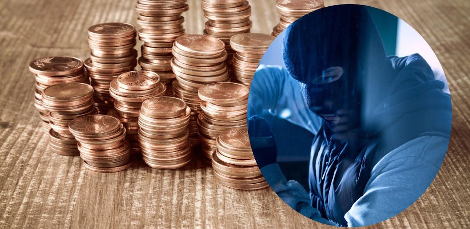 Kurios: Klein(geld)ganoven stahlen nur Centmünzen