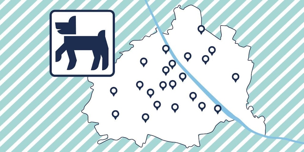 Alle Hundezonen und Hundeauslaufplätze in Wien auf einen Blick. 