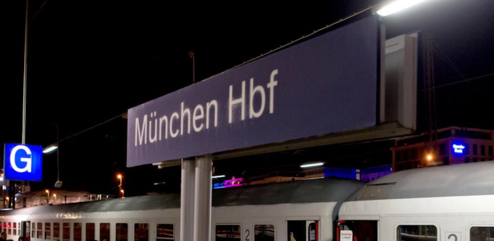 Der Betrunkene wurde am Münchner Bahnhof entdeckt.