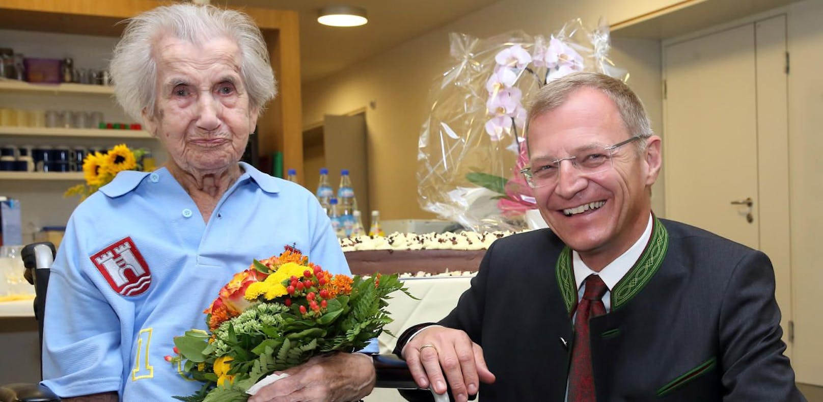 Die älteste Oberösterreicherin Anna Wiesmayr feiert heute ihren 109. Geburtstag.