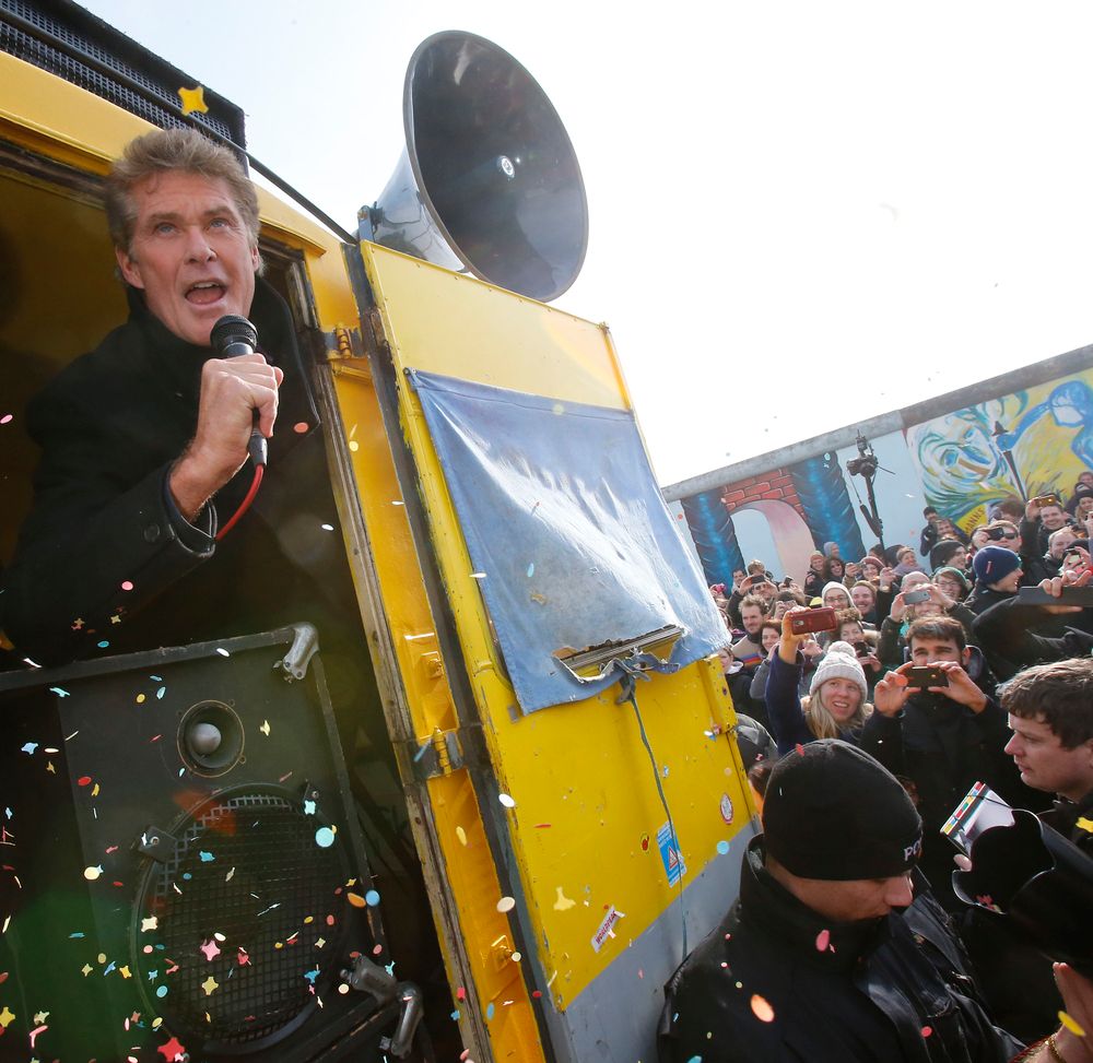 David Hasselhoff Setzt Sich Für Berliner Mauer Ein Szene Heute At