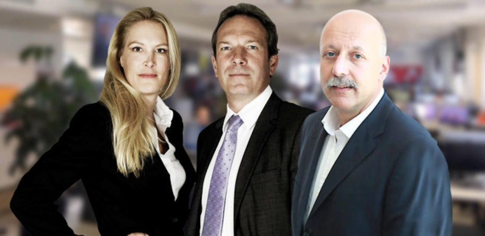 Herausgeberin Dr. Eva Dichand, Geschäftsführer Wolfgang Jansky und Chefredakteur Dr. Christian Nusser.