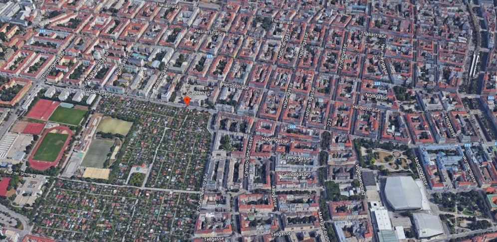 Der Streit fand in der Gablenzgasse in Wien-Ottakring statt.