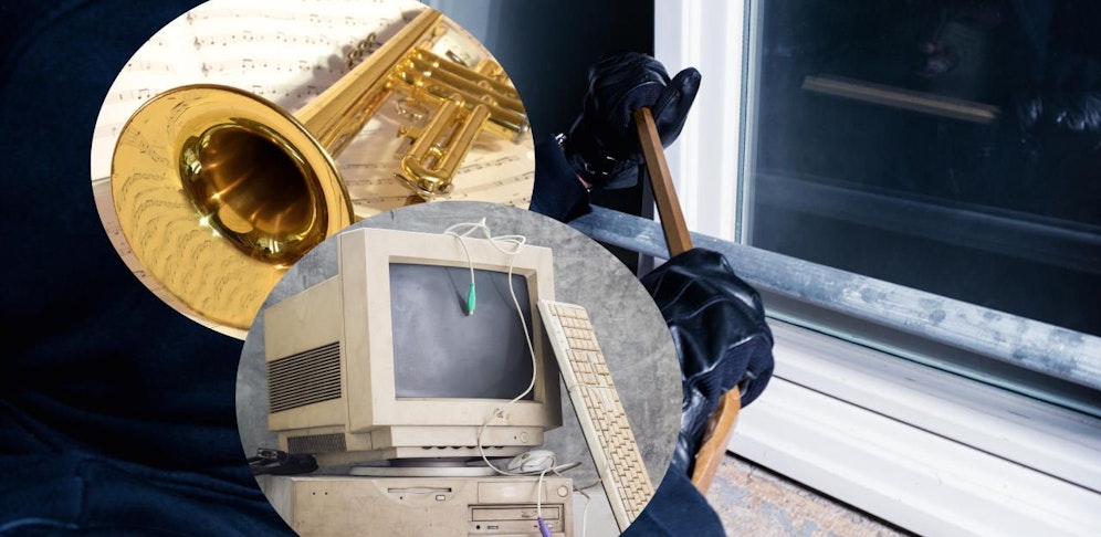 Von Trompete bis PC, alles war weg.