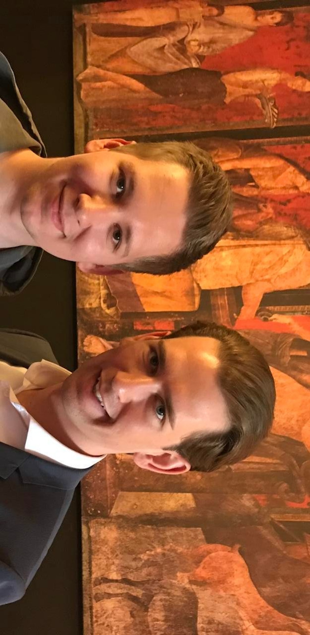 Minister Sebastian Kurz und It-Boy Clemens Trischler trafen sich beim Wiener Szene-Friseur.