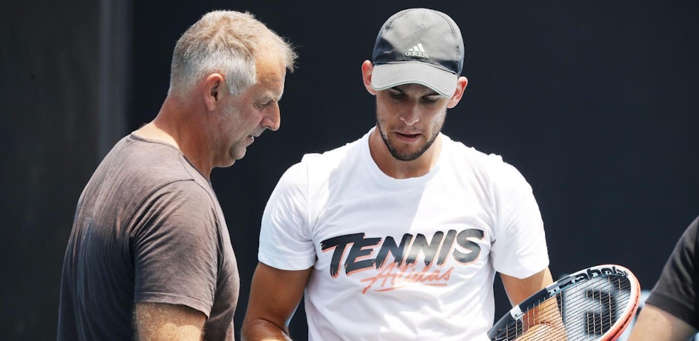 Seit Jahresbeginn zählt auch Tennis-Legende Thomas Muster zum Betreuerteam von Dominic Thiem. 