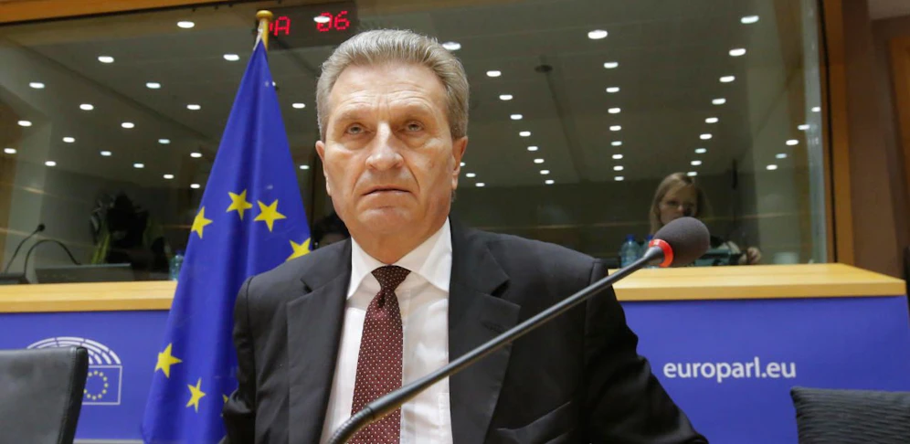 EU-Kommissar Günther Oettinger