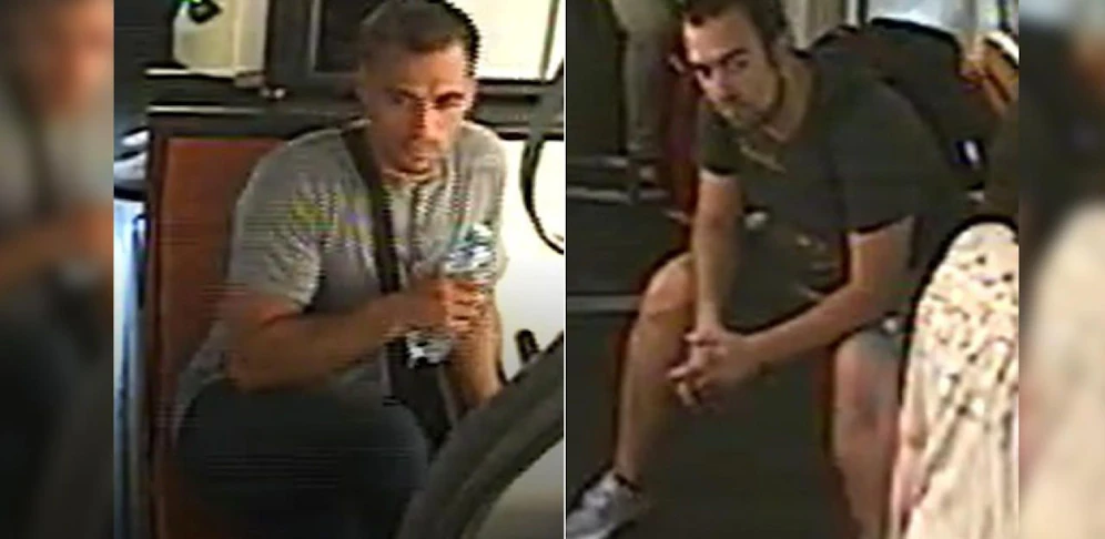 Die Polizei sucht diese beiden Männer