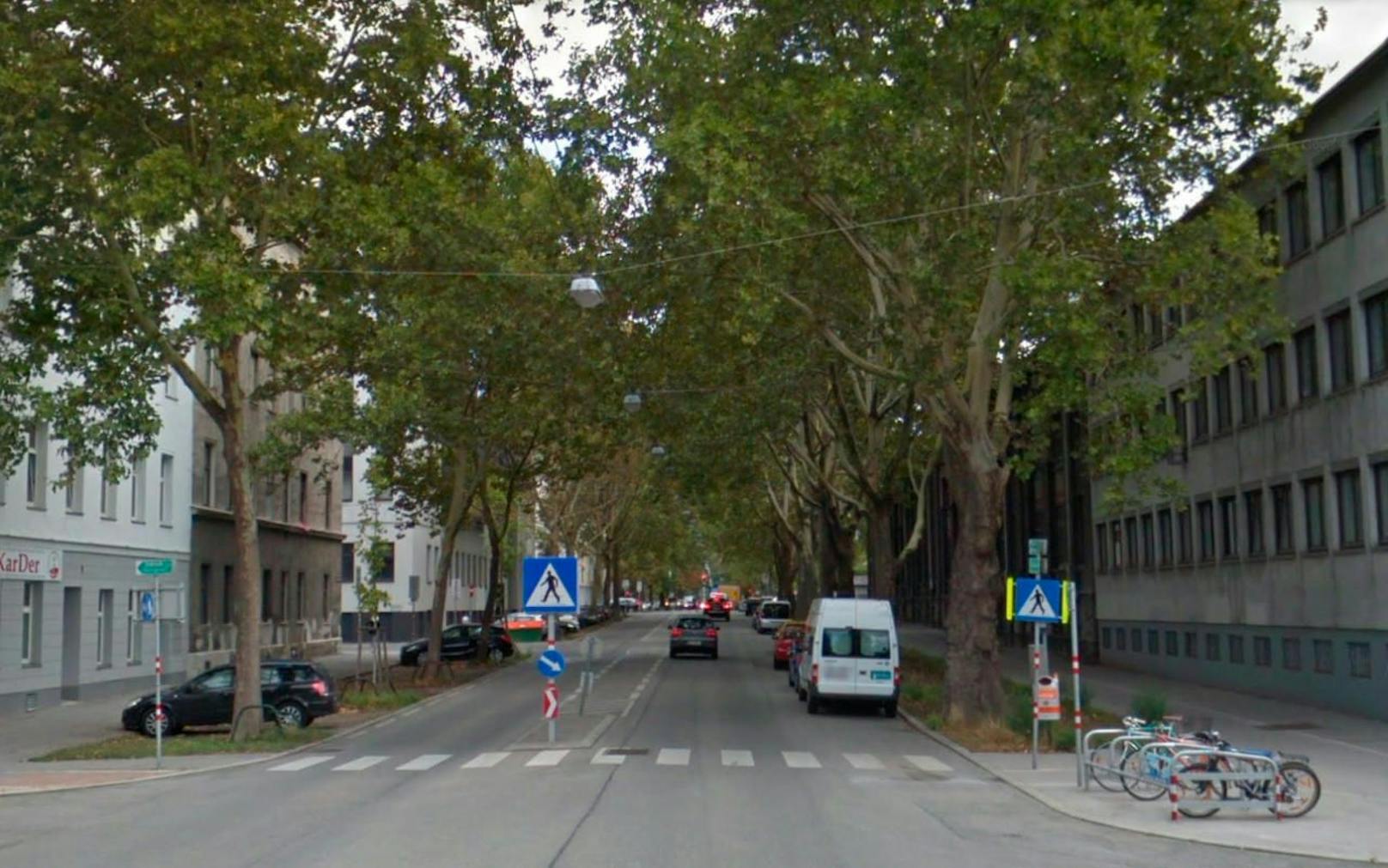 Blick in die Innstraße in Wien-Leopoldstadt