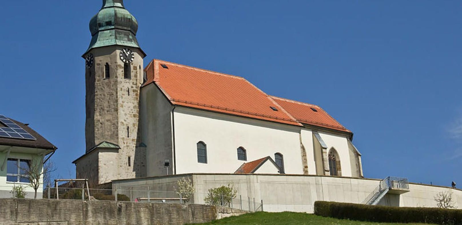 Kath. Pfarrkirche, Wallfahrtskirche hl. Ottilie in Kollmitzberg, einer Katastralgemeinde von Ardagger.