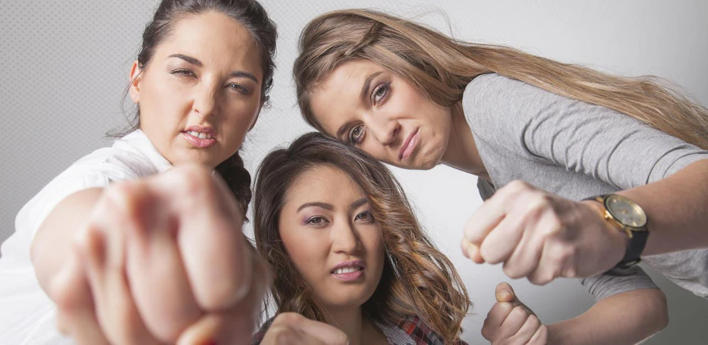 Frauenrunde pöbelte Beamten an. 