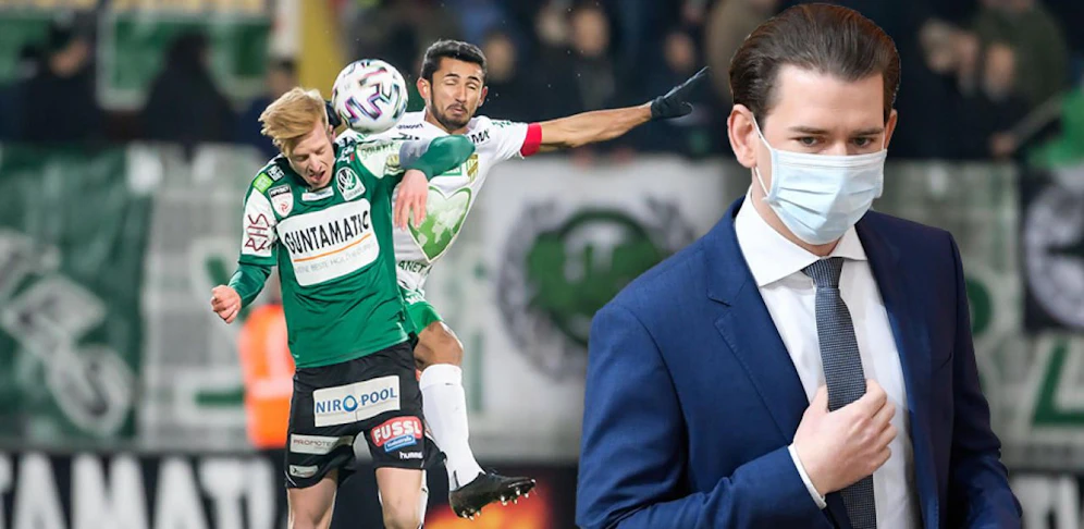 Die Kicker der 2. Liga fordern eine Fortsetzung von Bundeskanzler Sebastian Kurz