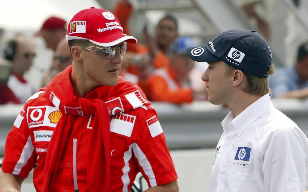 Nick Heidfeld spricht über Michael Schumacher.