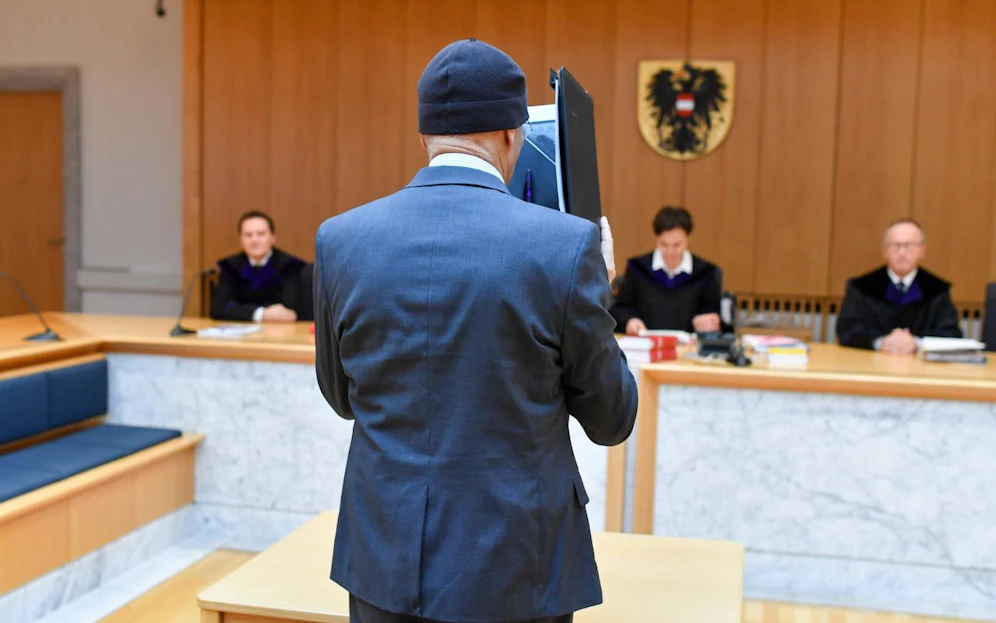 Der Angeklagte vor Gericht