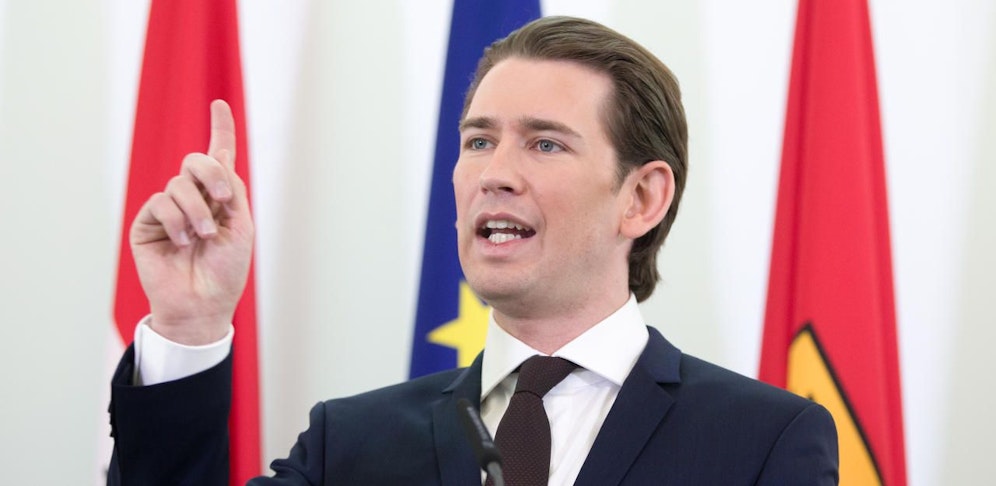 Kanzler Sebastian Kurz fordert die "volle Härte des Gesetzes" für den Messerstecher von Wien.