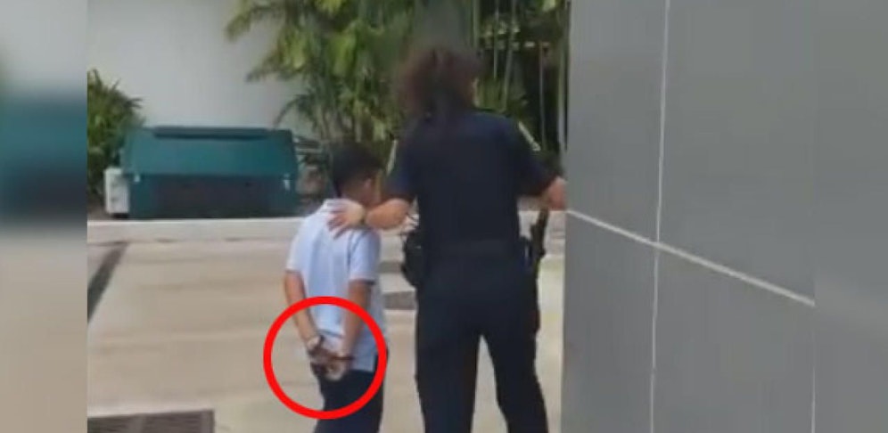 Der Siebenjährige wurde abgeführt.