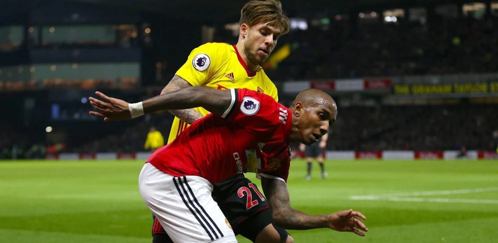 Ashley Young schoss Manchester United zum Sieg.