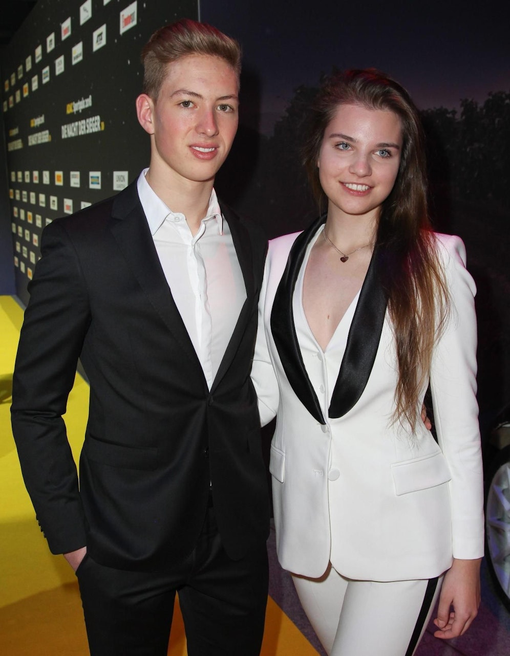 Vivien Keszthelyi mit ihrem Freund David Schumacher bei der ADAC Gala 2018 in München.