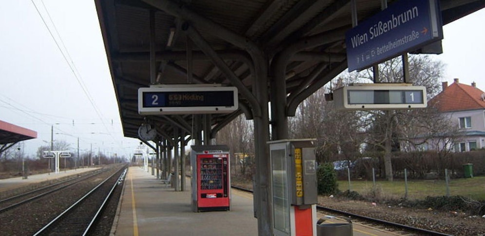 Der Vorfall ereignete sich am Bahnhof Wien-Süßenbrunn