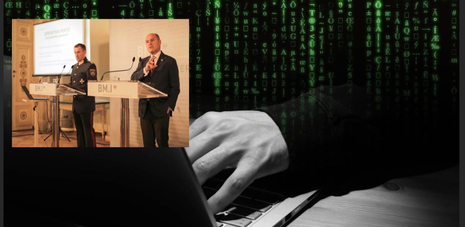Wolfgang Sobotka präsentierte mit dem BKA einen großen Polizei-Erfolg gegen die Darknet-Mafia