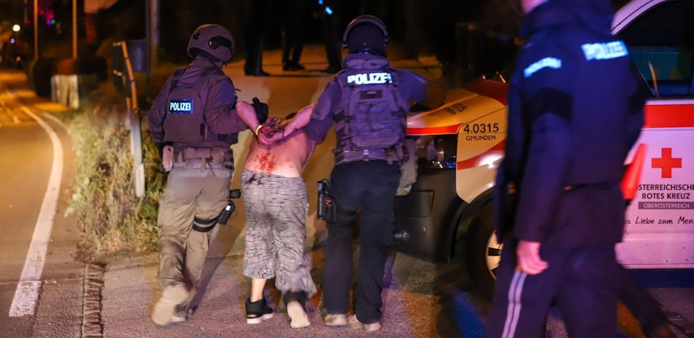 Der Mann wurde von der Cobra festgenommen