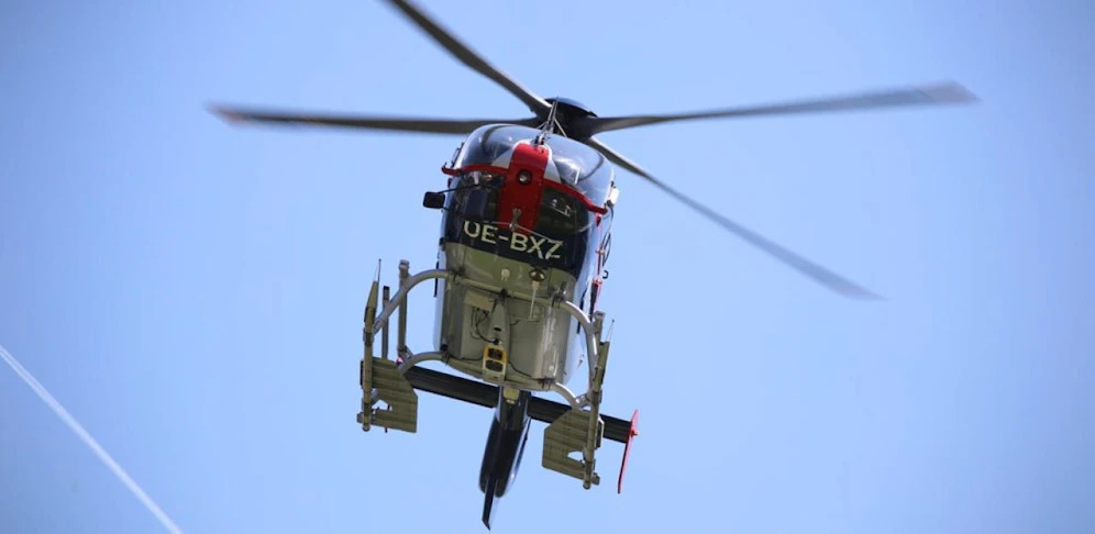 Auch mit dem Hubschrauber suchte die Polizei nach dem Messer-Mann. Symbolfoto