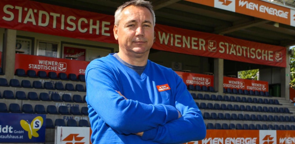 Peter Pacult zurück in Floridsdorf.