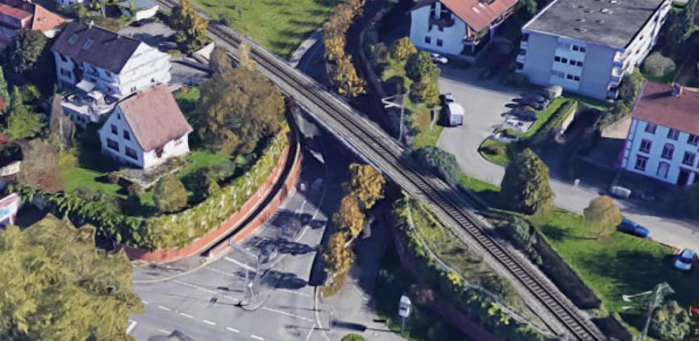 Kurz vor der Unterführung in der Oberen Riehenstrasse soll es zu dem Schuss gekommen sein.